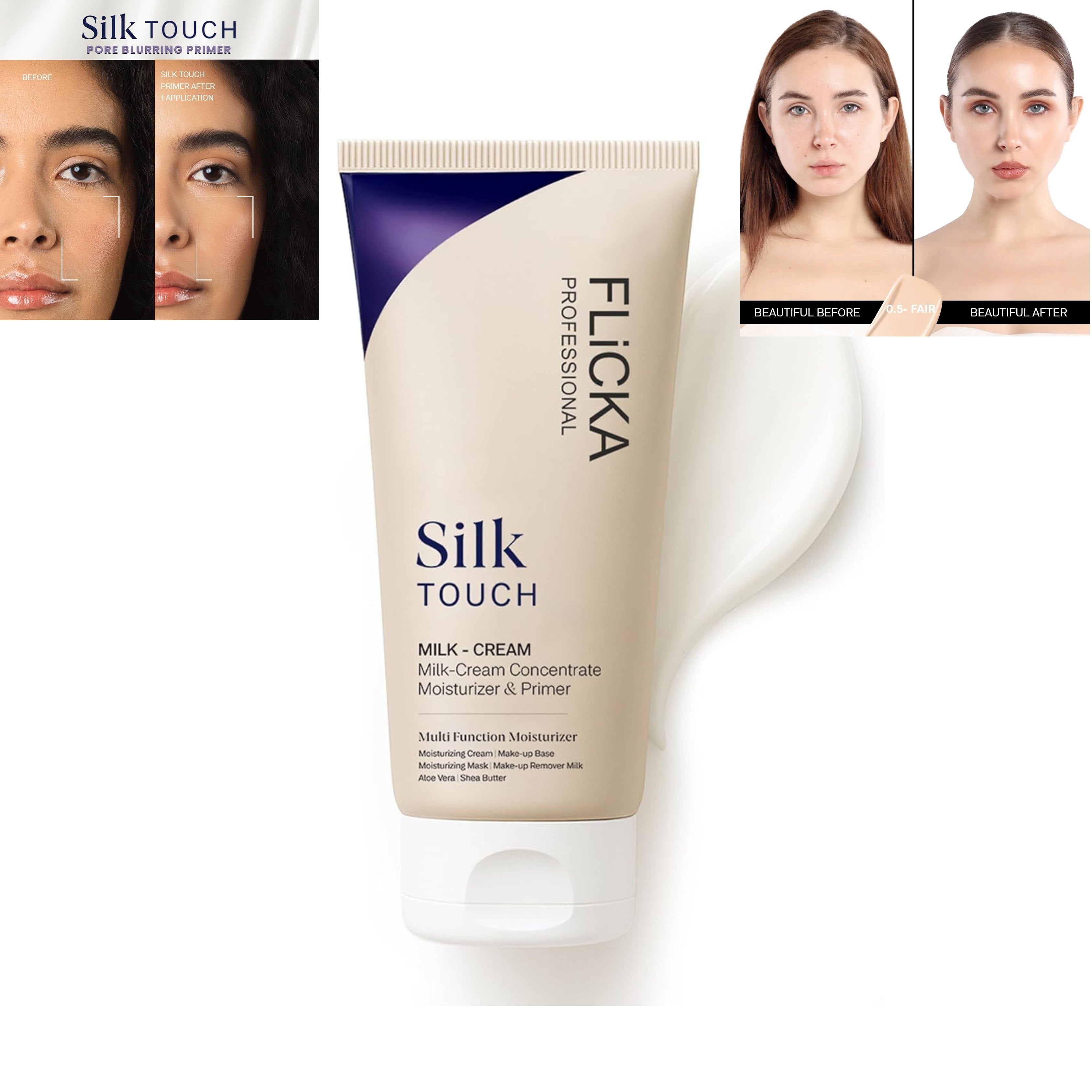 Flicka Silk Touch Concentrate Primer and Moisturizer